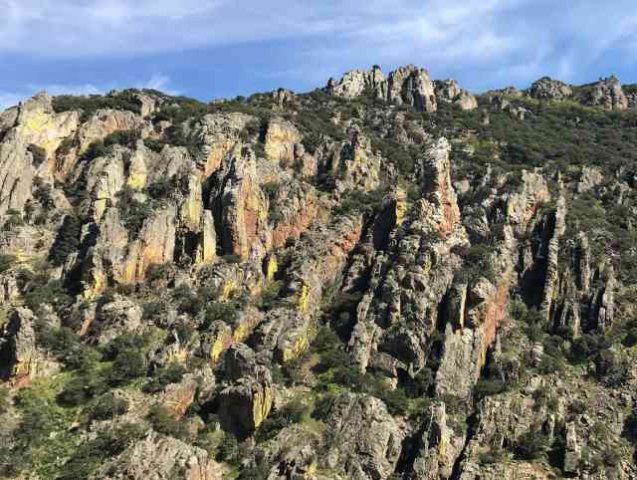 The stunning 'Los Órganos' in the 'Los Despeñaperros' Parque Natural in Jaen, S.Spain.